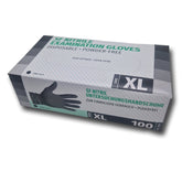 Guanti in Nitrile 100 pezzi Nero XL 9-10